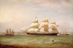 ミディアムクリッパー、「ジョンリジェット」、グリノック沖、1862年